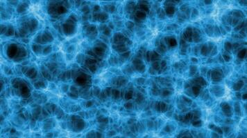 A blue background in the form of an evolving network of neurons. Abstract animation. video