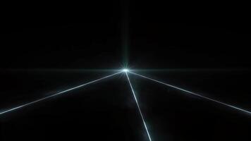 Abstract laser beams glowing neon style VJ dance party. video