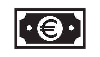 European euro currency or euro symbol, euro symbol design for mobile app, ui, web, vector