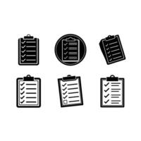 Checklist Icon Graphic Design - Editable and Scalable vector