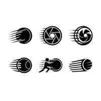 Motion Blur Icon - Dynamic Graphics Design Element for Creative Projects vector