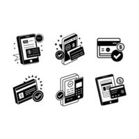 Payment Confirmation Graphic Design File for Digital Projects vector