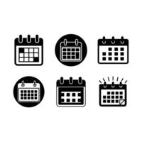 Calendar Icon Graphic Design File vector