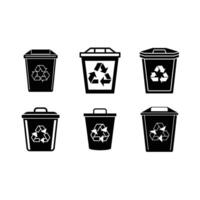 Recycle Bin Icon - Graphic Design File for Digital Use vector