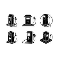 Charging Station Graphic Design File for Digital Use vector