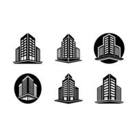 Office Building Icon - Modern Graphic Design for Professional Use vector