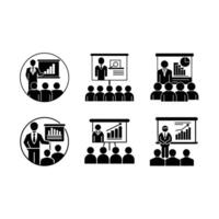 Presentation Icon Graphic Design File for Professional Slides and Creative Projects vector