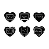Heart Monitor Graphic Design File for Health and Medical Use vector