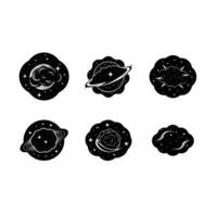 Nebula Icon - Stunning Graphics for Cosmic and Space-Themed Designs vector