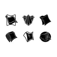 Linen Fabric Icon Design - Premium Quality Graphic for Web and Print vector