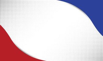 red and blue abstract background with halftone dots vector