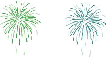Firework Design celebration vector