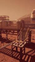 base on Mars that represents the cutting edge of science and technology video