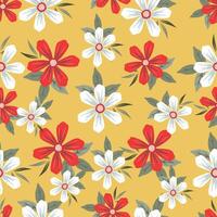 Pattern abstract flower vector