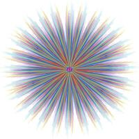 icon symbol or logo for explosion color vector