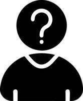 Anonymous Profile with Question Mark for Unidentified User Concepts vector