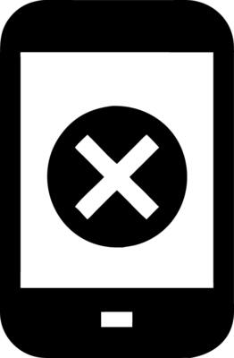 Smartphone Error Illustration for Mobile App Interface Design