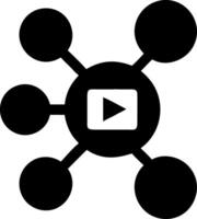 Social Media Network Play Design for Digital Content Sharing vector