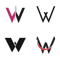 a set of four different logos with a woman in the middle vector