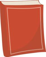 Illustration of Red University Education Book vector