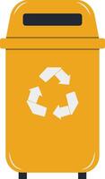 Trash Can Image for Zero Waste vector