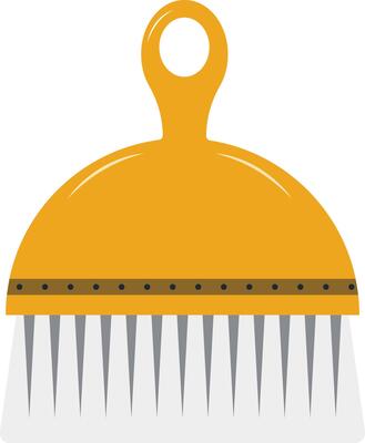 Illustration of Wooden Comb
