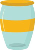 Plastic Jar Element for Zero Waste Day vector