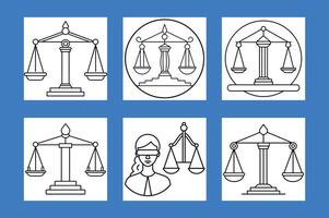 Scales of Justice vector