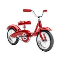 Red Tricycle on Transparent Background png