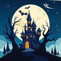 Gradient background for halloween season vector