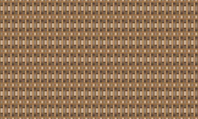 Seamless pattern illustration from a collection of brown Christmas gift box icons.