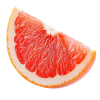 Grapefruit slice isolated on transparent background png