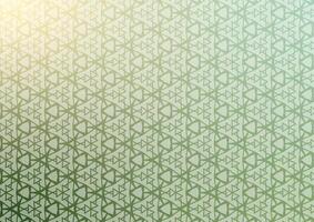 Model triangle pattern line gradient green background vector
