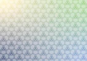 Soft circle line blue net pattern background vector