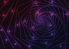Digital vortex graphics modern design purple background vector