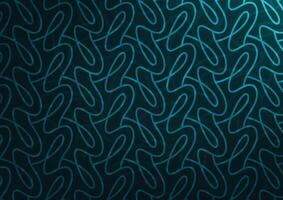 Blue line abstract random pattern dark background vector