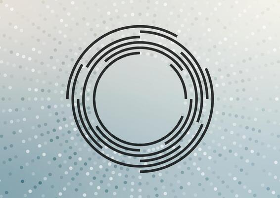 Graphic circle center dot design presentation background