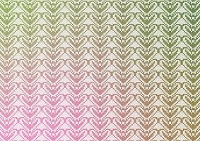 Green pattern art weaving tradition aztec line graphics background vector