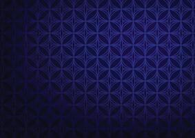 Dark blue square circle pattern background vector