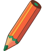 A pencil with a black tip icon on a transparent background png