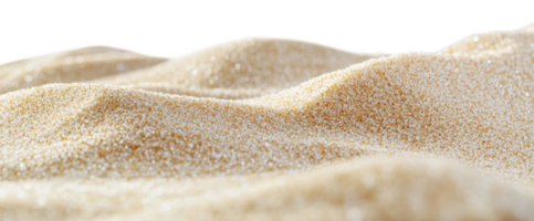 Waves of fine sand in serene light setting png