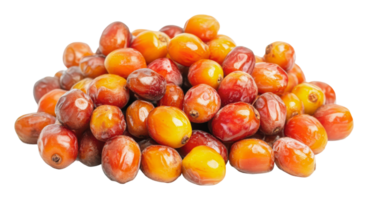 Fresh dates piled together in a vibrant display png