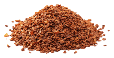 Ground spice blend on a white background png