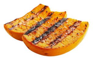 Grilled pumpkin slices for a tasty dish png
