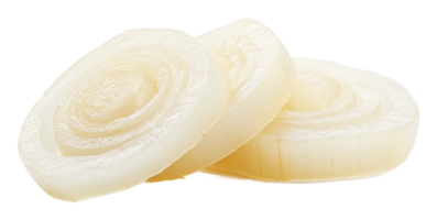 Sliced white onions ready for culinary use png