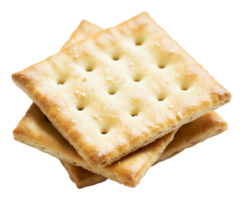 Savory crackers stacked on a clean surface png