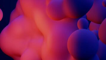 Metaverse 3d render morphing animation pink purple abstract metaball metasphere bubbles art sphere blue background backdrop vr space moving meta balls shapes motion design fluid liquid of presentation photo