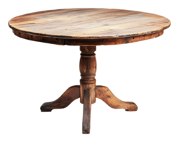 Rustic wooden table ideal for dining or gathering png