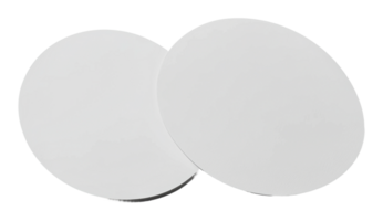 Circular white discs for crafting projects png