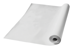 Big roll of white craft paper png